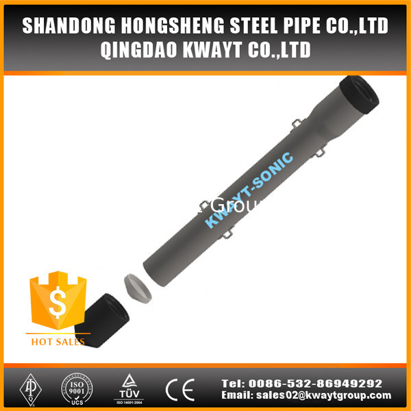 sonic log pipe for Foundation Testing,2" OD sonic pipe with 1mm WT
